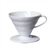 V60 white ceramic pour over coffee brewer