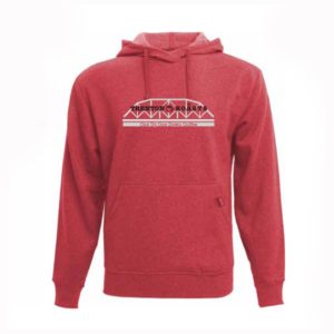 Trenton Roasts bridge hoodie in ruby